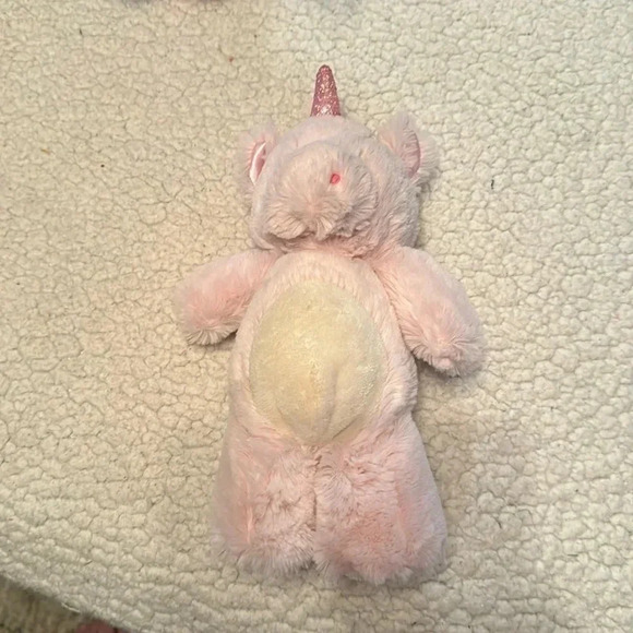 Kelly‎ Baby Pink Unicorn Rattle Plush Toy - Picture 1 of 3